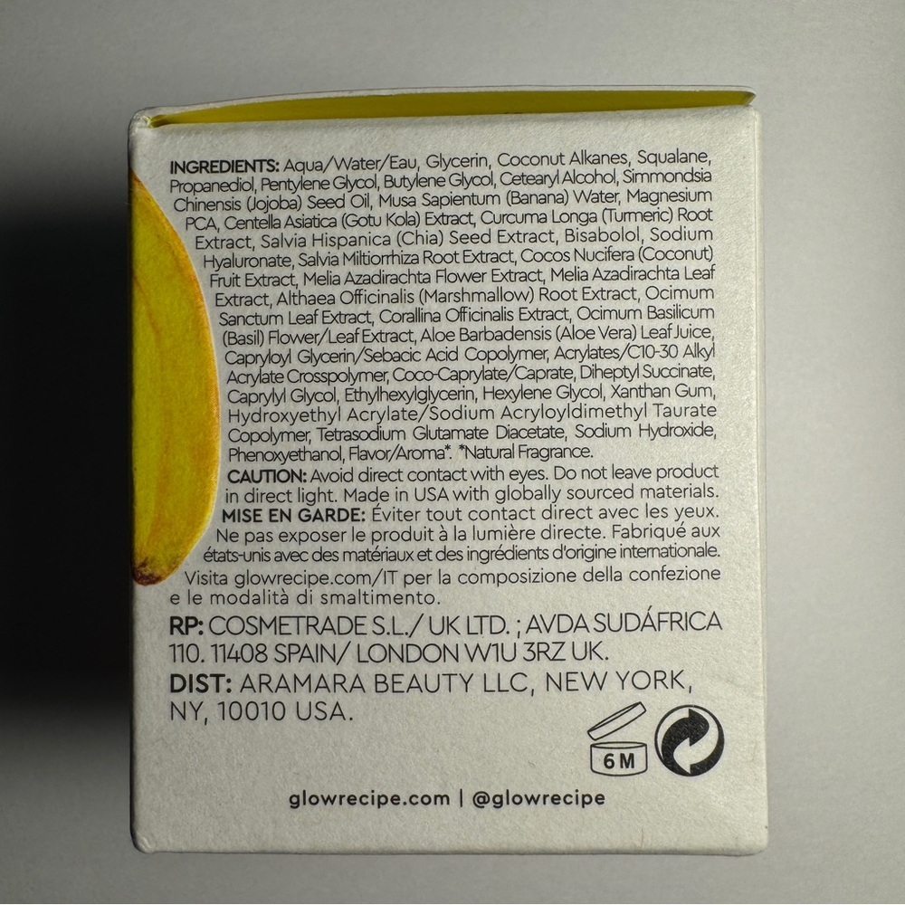 Glow Recipe Banana Soufflé Moisturizer Full Size Boxed New 2024 Reissue 1.7oz - Picture 7 of 11